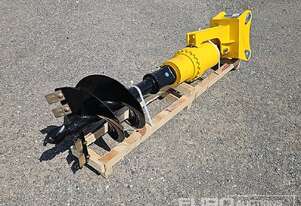 Unused Captok Auger To Suit CAT305 Excavator c/w Bracket Reducer