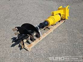 Unused Captok Auger To Suit CAT305 Excavator c/w Bracket Reducer  - picture0' - Click to enlarge
