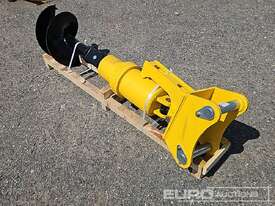 Unused Captok Auger To Suit CAT305 Excavator c/w Bracket Reducer  - picture0' - Click to enlarge