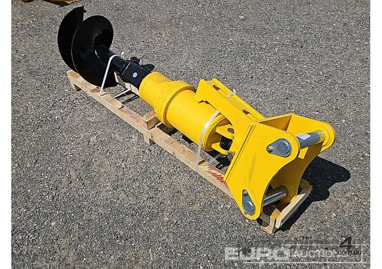 Unused Captok Auger To Suit CAT305 Excavator c/w Bracket Reducer 
