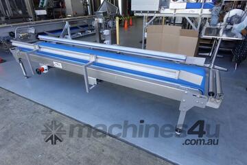 Flat Belt Conveyor, 530mm W x 3030mm L x 570mm H