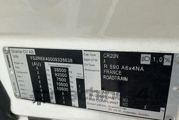 2023 Scania R590 Prime Mover Sleeper Cab