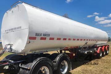 Hockney Alcan ST-3 Tri-Axle Semi Water Tanker Trailer. Ex NSW Fire & Rescue Service.
