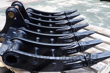   3-7 ton (45mm pin) 1000mm Heavy Duty Excavator Stick Rake