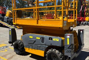 2015 Snorkel Compact 12DX 12m Rough Terrain Scissor Lift