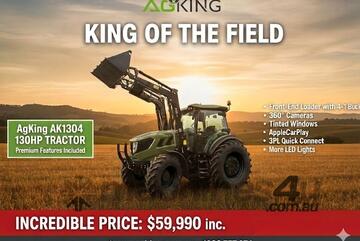 AgKing - 130HP Tractor Premium Cabin - All the features without the price tag!