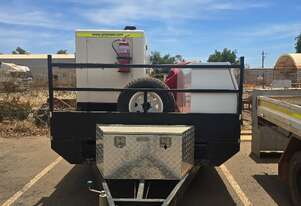 Mobile Line Boring setup