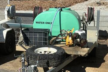 Major Trailers 1000l Water Tank