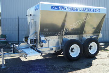 Glavanised 8000 Compost Spreader with Adjustable Axies