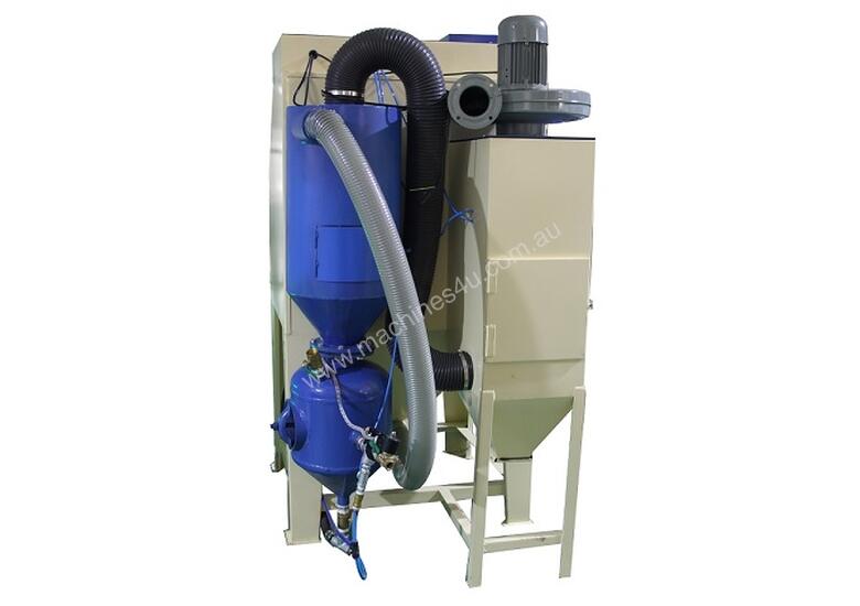 New Cyclone Pressure Blast System Sandblast Cabinet Sand Blasting