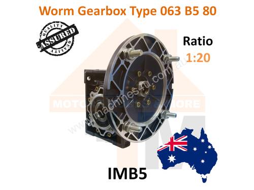 Worm Gearbox Type 63 1:20 B5 80