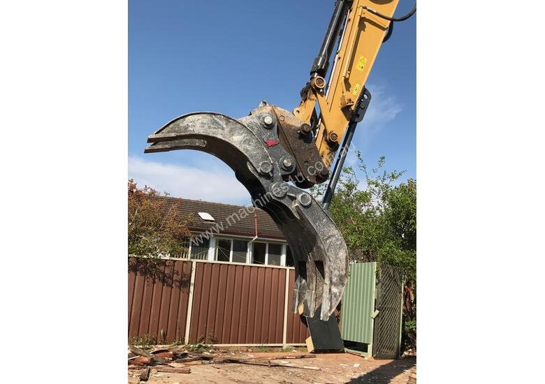 caption Roo Attachments Mechanical Box Finger Grab 12-14 Tonne