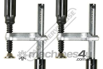Weld Clamps with Locking Nuts (2 Piece Pack) SC-60 60mm Throat Depth Suits 16mm Welding Tables Hole