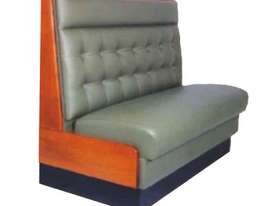 F.E.D. SL-040S12 Lounge Single Beige and Wood 1200x600x1100 - picture0' - Click to enlarge