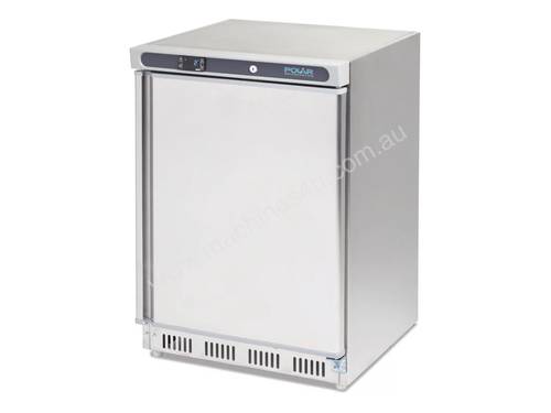 Polar CD081-A - Undercounter Freezer 140Ltr Stainless Steel