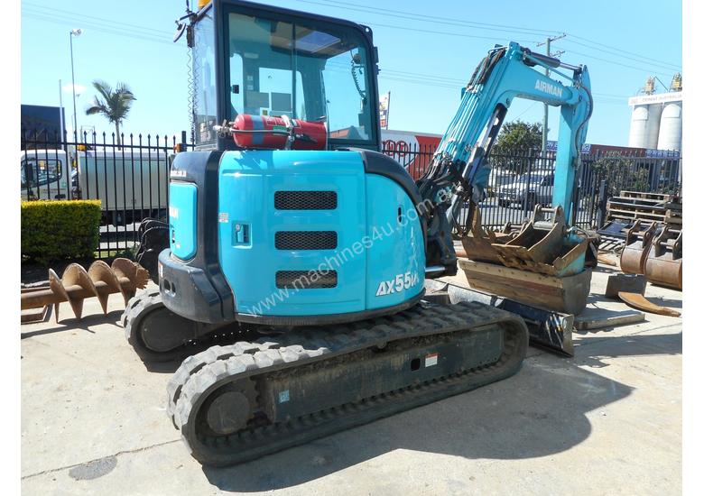 Hire airman AX55U6A Mini Excavators in YATALA, QLD
