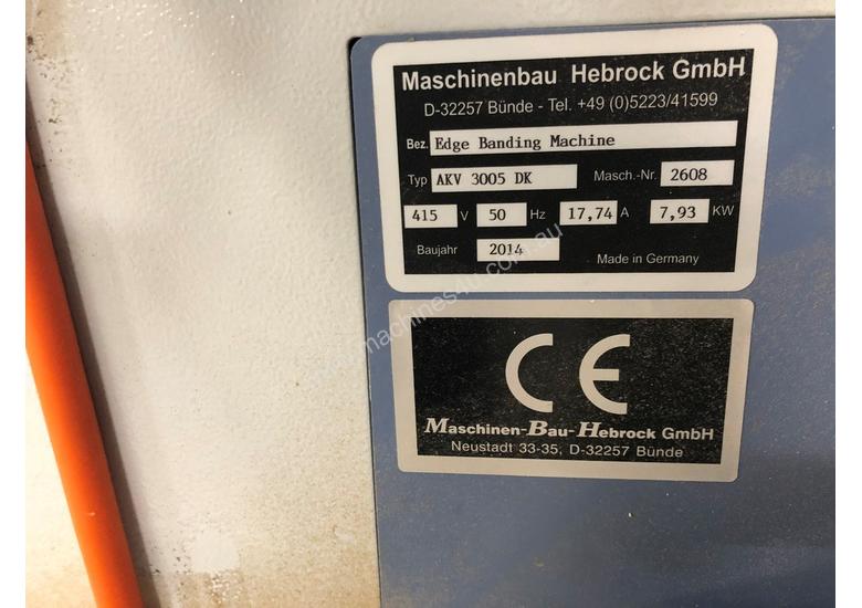 caption Used Hebrock Edgebander