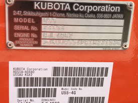 Kubota U55-4 Excavator - picture2' - Click to enlarge