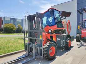 Summit 3 Tonne 4WD Rough Terrain Forklift with 2 Stage 3 meter Mast - picture2' - Click to enlarge