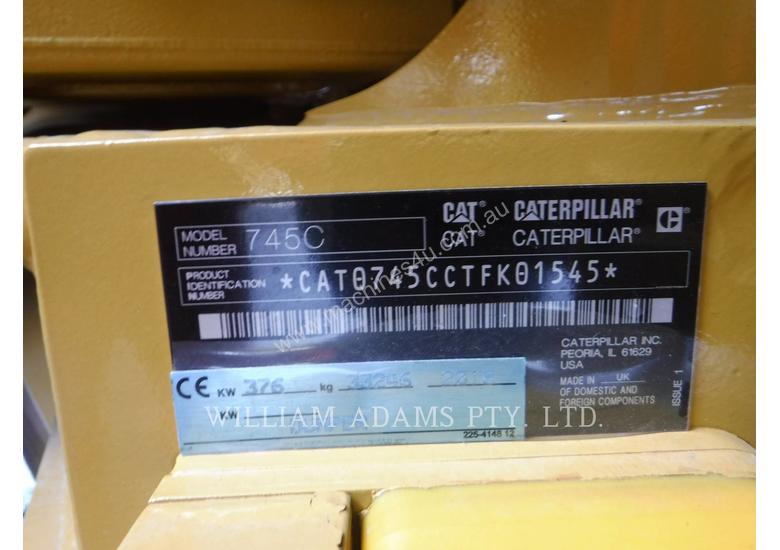 caption CATERPILLAR 745C Track Excavators