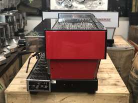 LA MARZOCCO LINEA CLASSIC 4 GROUP RED ESPRESSO COFFEE MACHINE WITH CHRONOS TOUCHPADS - picture2' - Click to enlarge