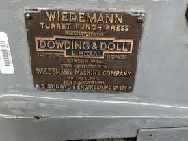 Wiedemann Manual Metal Hole Punch Turret Punch Press Industrial Multi Head BR2 - 78 - picture1' - Click to enlarge