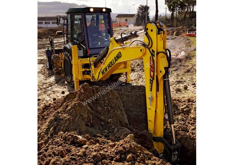 caption NEW HOLLAND B90B BACKHOE LOADER