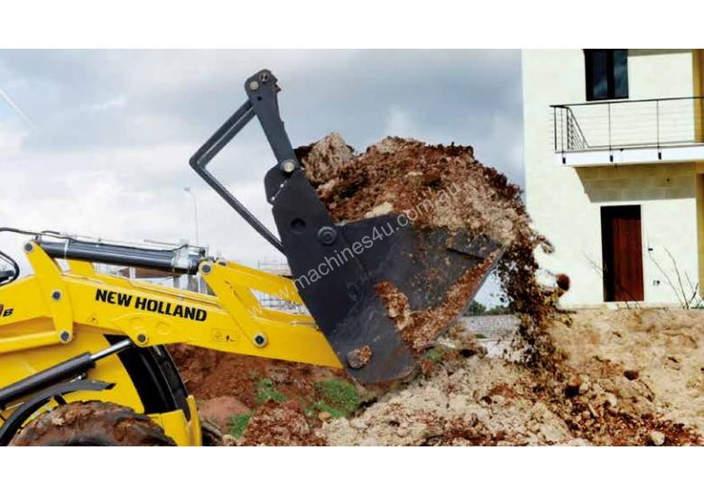 caption NEW HOLLAND B90B BACKHOE LOADER