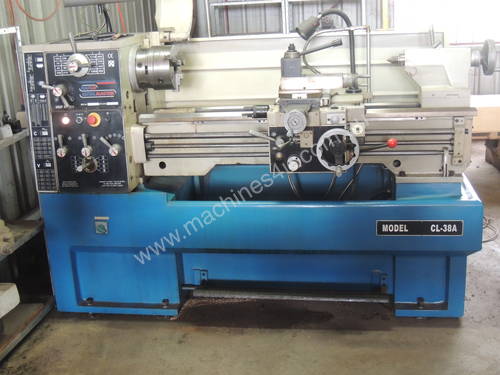 CL-38A Centre Lathe 410 x 1000mm Turning Capacity - 52mm Spindle Bore Includes Digital Readout