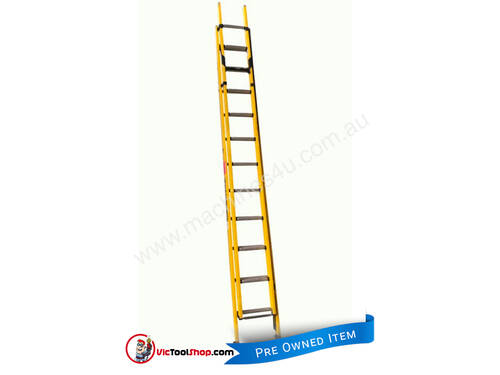 Branach Fiberglass Extension Ladder 3.9 - 6.4 Meter Industrial Quality