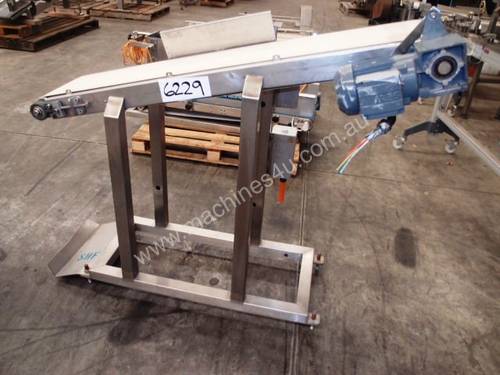 Flat Belt Conveyor, 1250mm L x 250mm W x 1030mm H