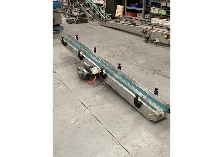 Used CONTECH ENGINEERING Conveyor Stainless Steel Food Grade Conveyors