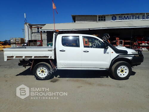 2012 TOYOTA HILUX KUN26R 4X4 DUAL CAB TRAY BACK UTE