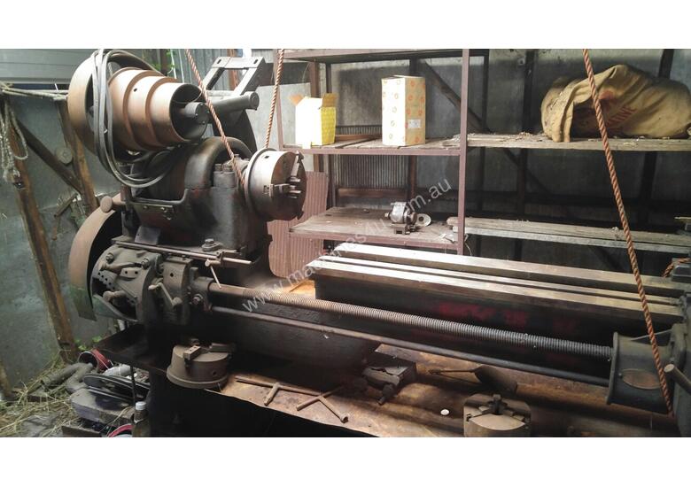 Vintage macson 8 1 2 Lathe belt driven Gap Bed Lathes in , Listed