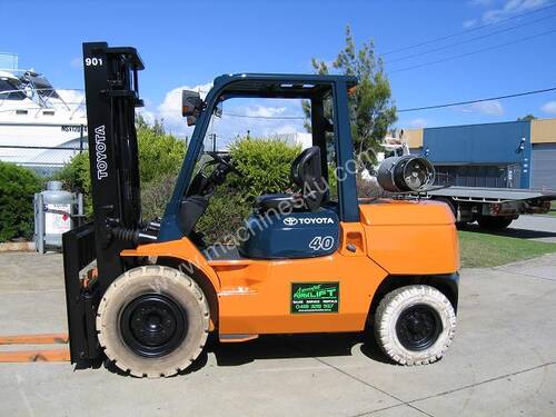 ** RENT NOW **    TOYOTA 02-7FG40 DELUXE LPG FORKLIFT - Hire