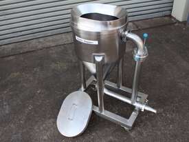 Stainless Steel Mobile Hopper - picture2' - Click to enlarge