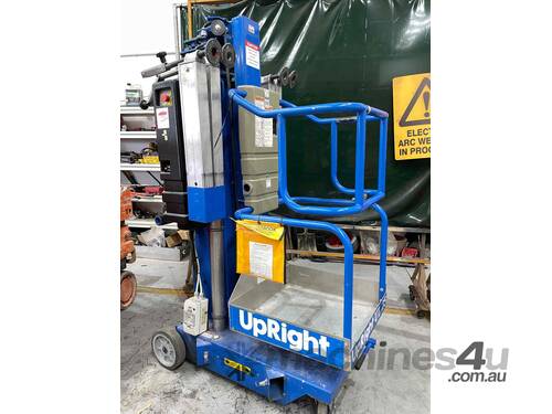 25ft Single Man Personnel Lift - vertical Lift - Quick Up - AWP