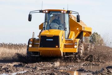 Hydrema 922G Articulated Dump Truck: 314 hp for Tough Terrain!