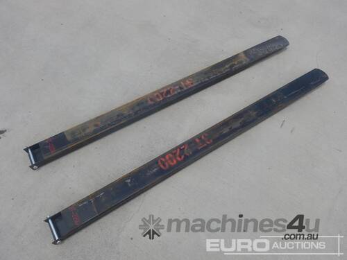 Unused 2200mm Fork Extention Tines