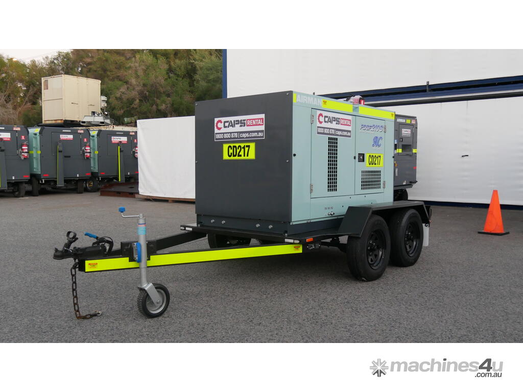 Hire airman PDSF210SC5C3T Towable Portable Compressor in WELSHPOOL, WA