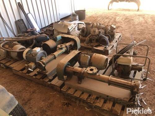 5x Pallets Of Assorted Pumps & Equipment, Working Condition Unknown,Serial No: No Serial