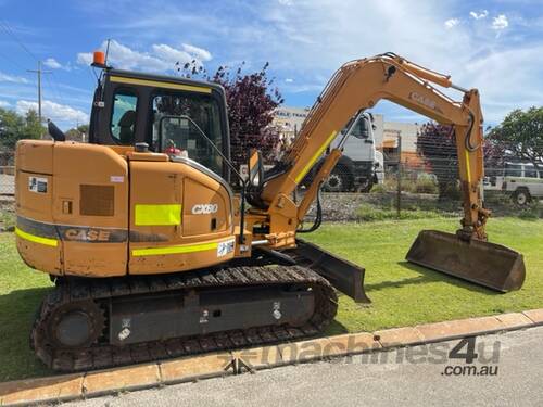 Excavator CASE CX80 8 tonne 3791 hours 2013