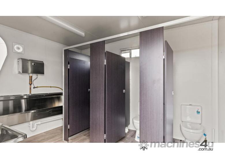 2024 ATOM Modular 4.8x3m Male/Female Portable Toilet Block Building * BUILT TO LAST *