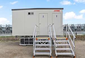 2024 ATOM Modular 4.8x3m Male/Female Portable Toilet Block Building * BUILT TO LAST *