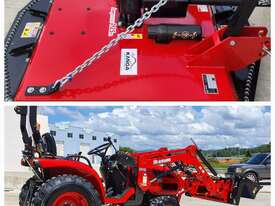 Tractor, Loader & Slasher Package: 25HP Branson, HST trans, 4 in 1 loader and new Kanga 4ft! - picture1' - Click to enlarge