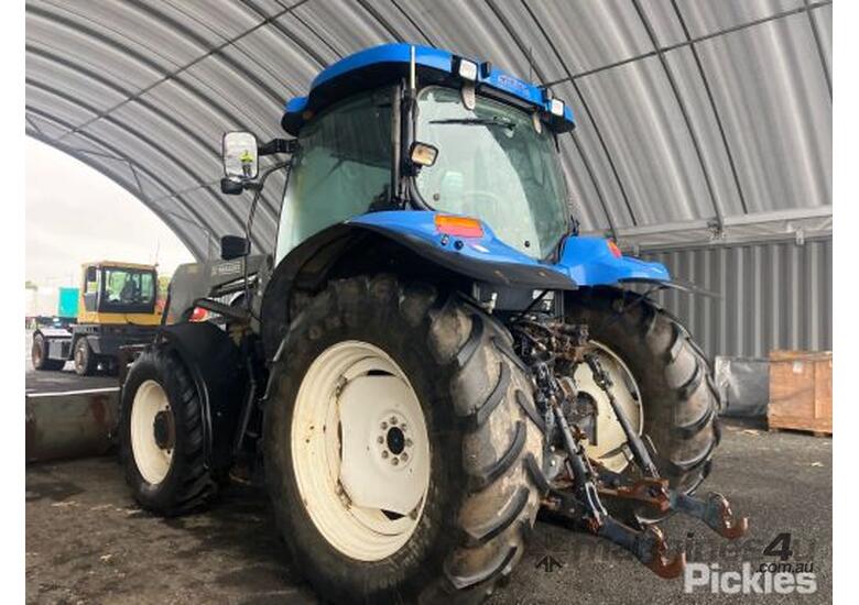 Used 2004 New Holland TS110A Tractor With Front End Loader in