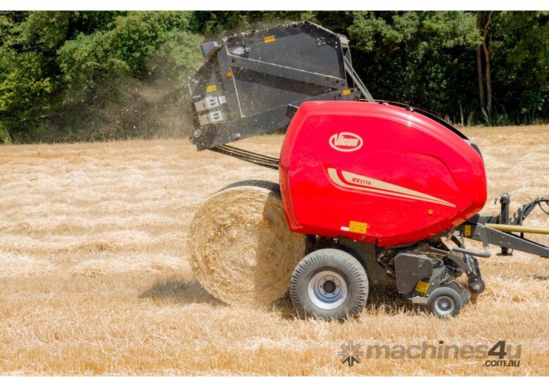 caption Vicon RV5116 Rotor Feed Variable Chamber Round Baler
