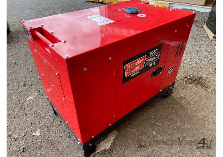 caption EXEQ 10KVA Silenced Diesel Generator
