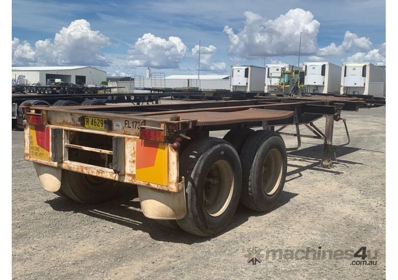 Buy Used 1980 freighter 1980 Freighter Tandem Axle Skel Trailer ...