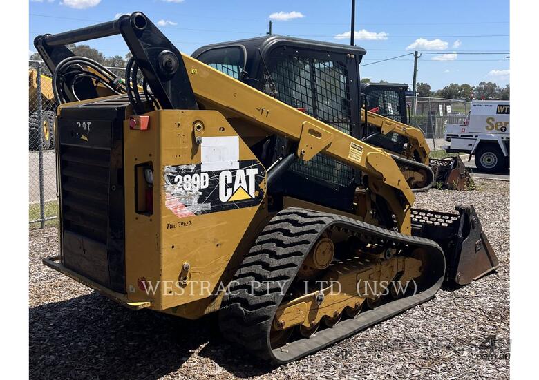 caption CAT 289D Compact Track Loader